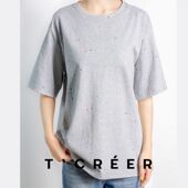 T`CREER｜ T恤女 圆领宽松百搭短袖 如许长欢 春夏新款