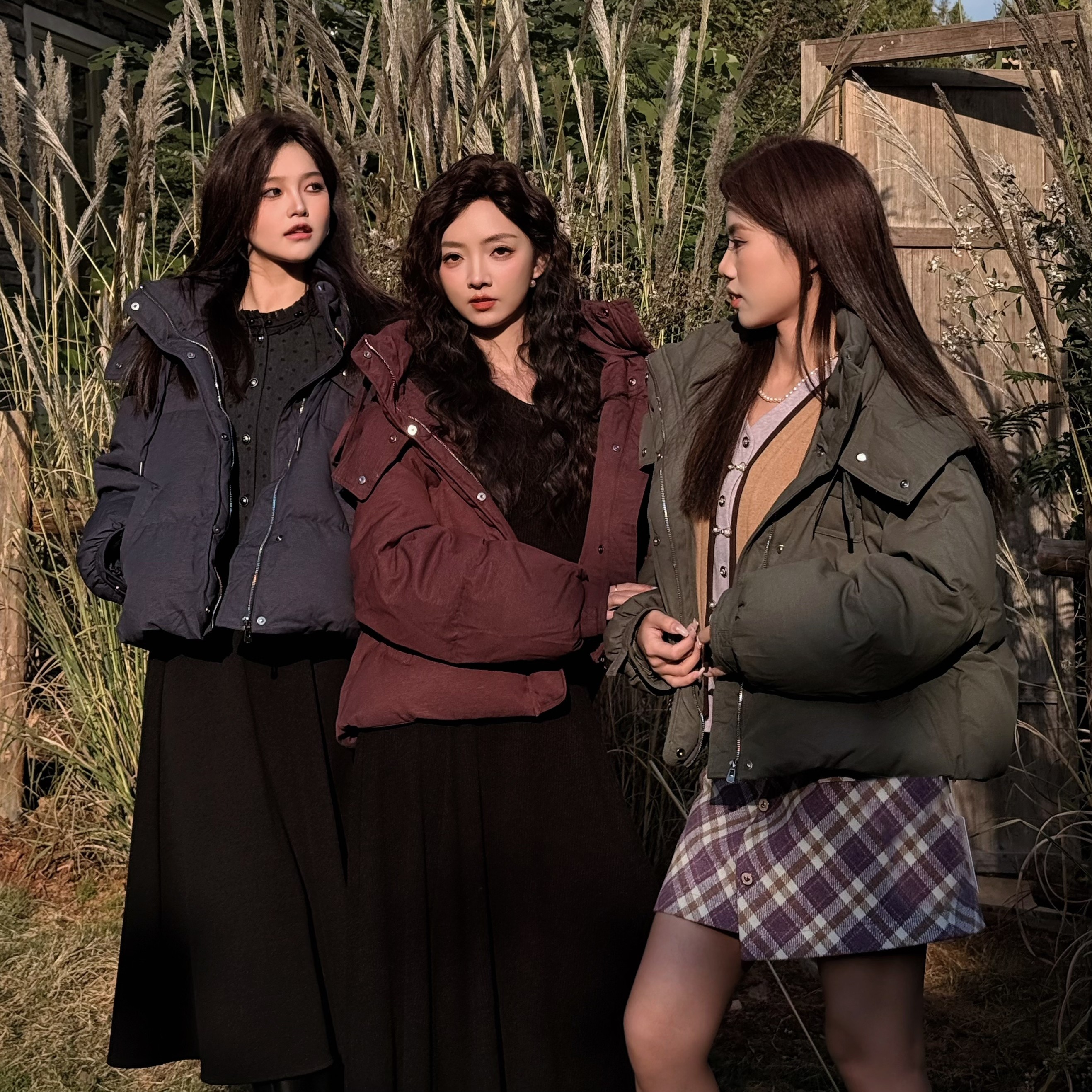 T`CREER｜【只此寸冬】冬日纯色高级时尚百搭通勤羽绒服女