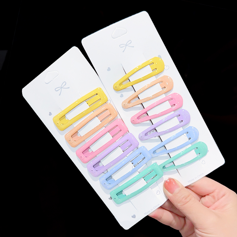 女童大号发夹儿童糖果色碎发BB夹