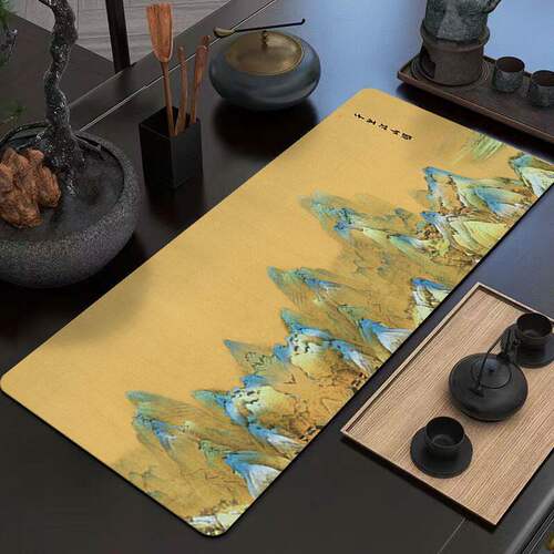 中式茶垫硅藻泥吸水茶几垫