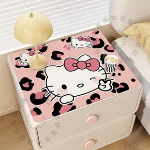 卡通可爱床头柜桌布防水防油免洗保护桌垫耐脏洗衣机防尘垫子盖布