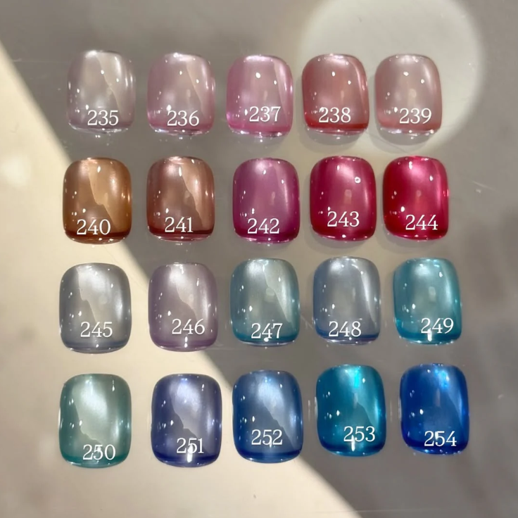 Enoi日本macaroon magnet马卡龙系列 猫眼 甲胶油 mg230-254