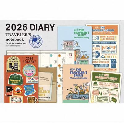 日本 Traveler`s CompanyTN/旅行者护照标准手账内芯本