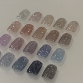 Enoi碎钻胶 爆闪甲油胶 胡连馨明星同款 日本 F01 f58色号