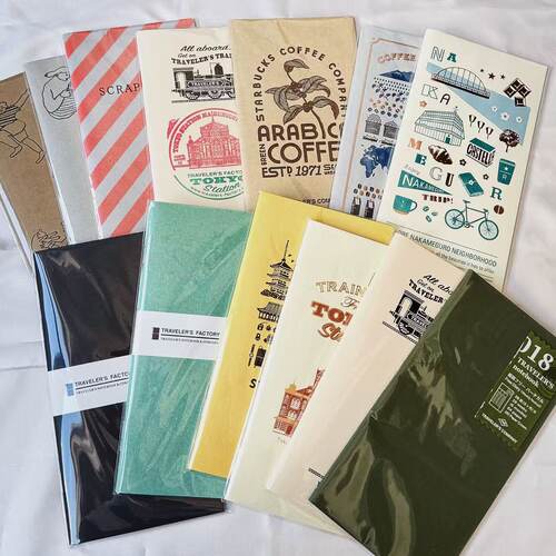 现货 Traveler's Notebook旅行者手账本 内芯替芯 合集 日本专柜