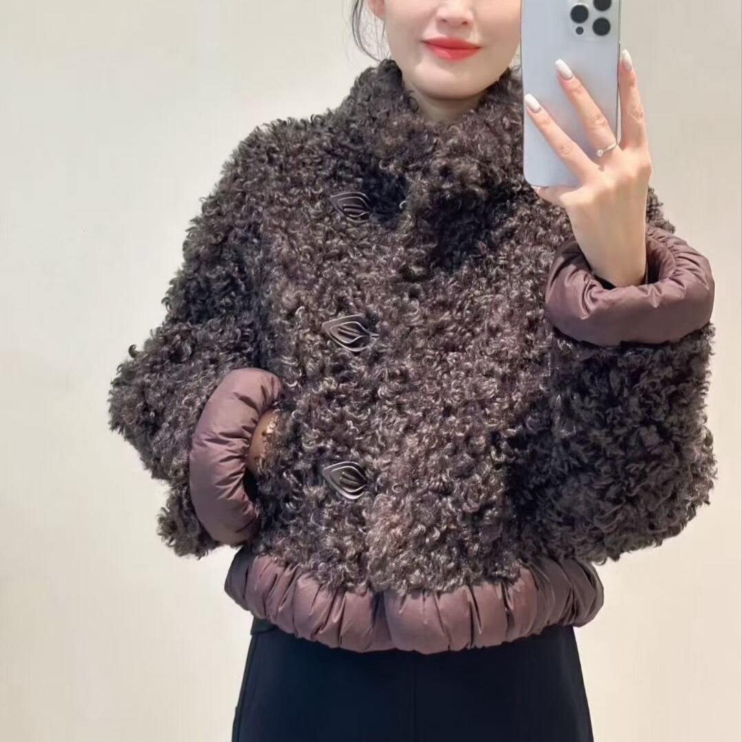 艾诺玉丝2025冬新款短款外套