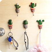kệ đựng đồ chơi Nhà sáng tạo nhựa xương rồng móc mạnh mẽ nhỏ cây tươi mọng nước có thể được dán móng tay cửa hàng bách hóa cuộc sống - Trang chủ moc treo tuong