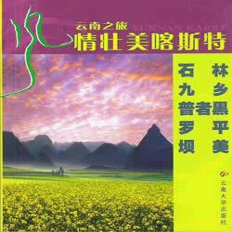 风情壮美喀斯特:石林 九乡 普者黑 罗 坝美:[中英文对照]书张帆导游云南省摄影集 旅游地图书籍