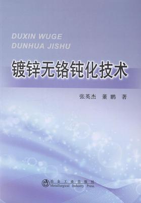 正版速发 镀锌无铬钝化技术 张英杰 镀锌钝化工艺 工业技术书籍