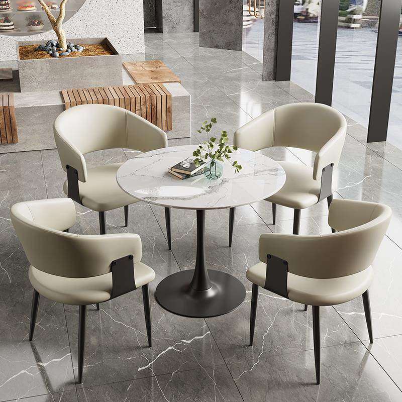 岩板洽谈接待小圆桌椅组合休息区简约会客商务谈判民宿阳台桌厂家,住宅家具,岩板餐桌,淘宝优惠券,粉丝福利购,淘宝优惠卷