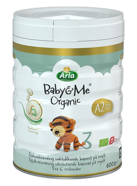 Arla宝贝与我丹麦进口有机A2白金罐婴幼儿奶粉3段600g*6罐 1-3岁