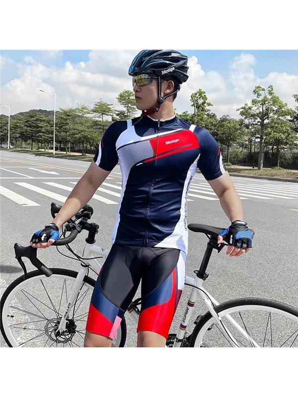 夏季骑行服短袖男山地车短裤套装单车衣服公路车骑行裤自行车装备