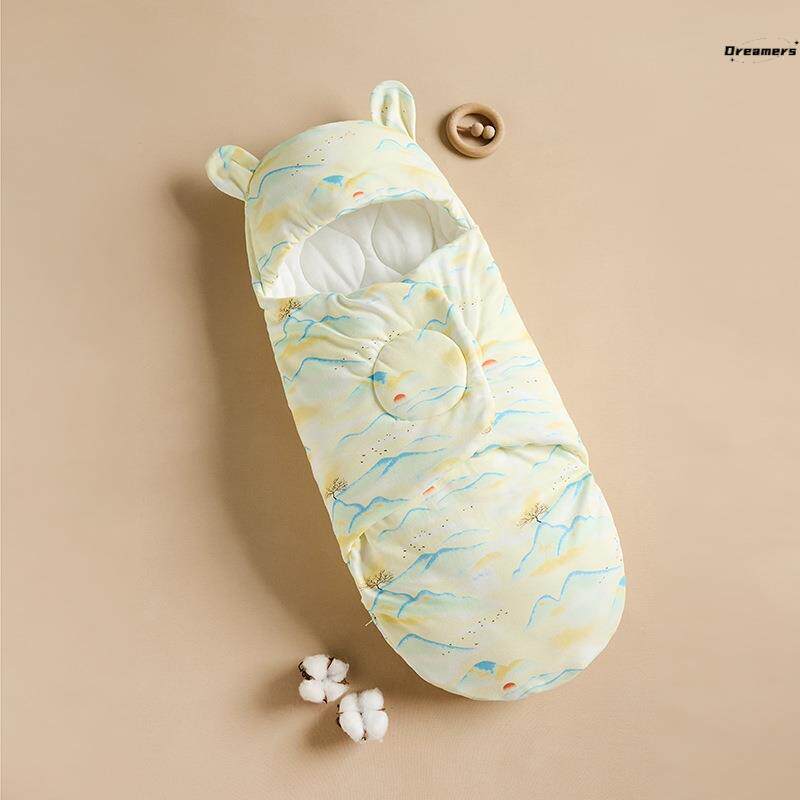 秋冬初生婴儿二合一睡袋新生儿包被抱被产房包单宝宝襁褓外出厂家