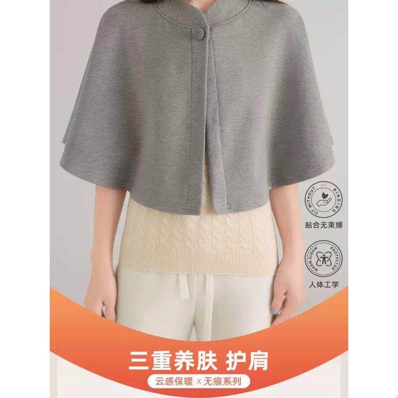秋冬蚕丝德绒披肩女韩版斗篷百搭保暖护肩护颈防寒风男护脖子厂家