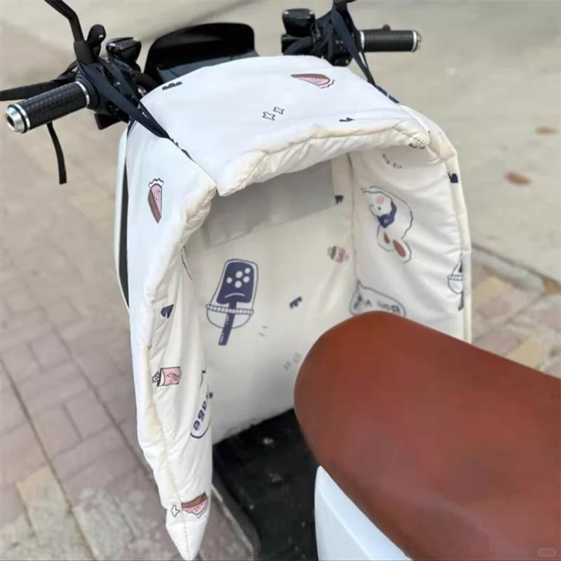 电动车不带把套的挡风被无把手开车保暖骑行女士冬天防风罩通厂家