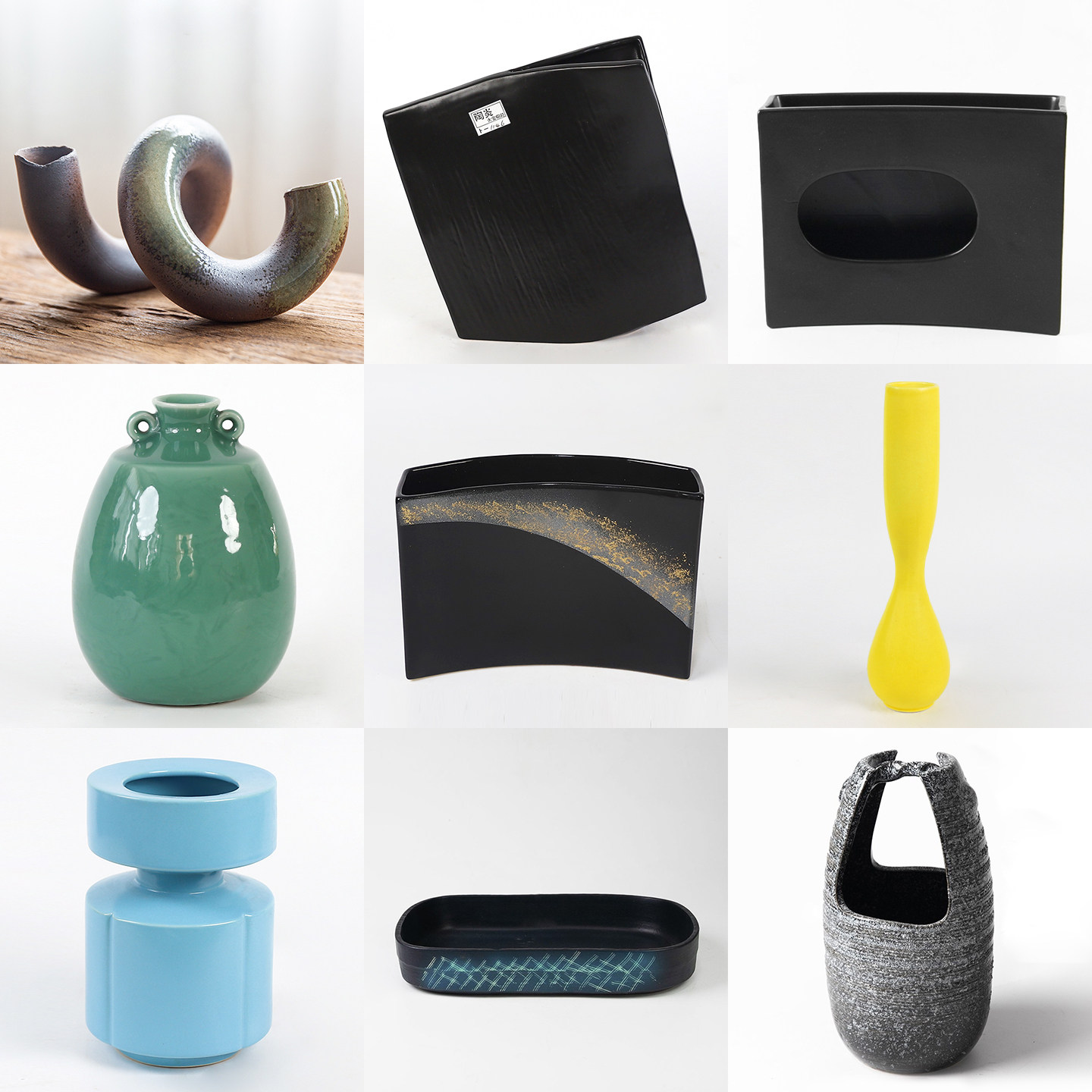 【日本进口】草月流小原流池坊一叶式自由花花器 插花器皿花瓶,鲜花速递/花卉仿真/绿植园艺,花瓶,淘宝优惠券,粉丝福利购,淘宝优惠卷