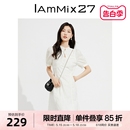 高腰显瘦国风盘扣立领提花旗袍女 IAmMIX27改良新中式 连衣裙女短袖