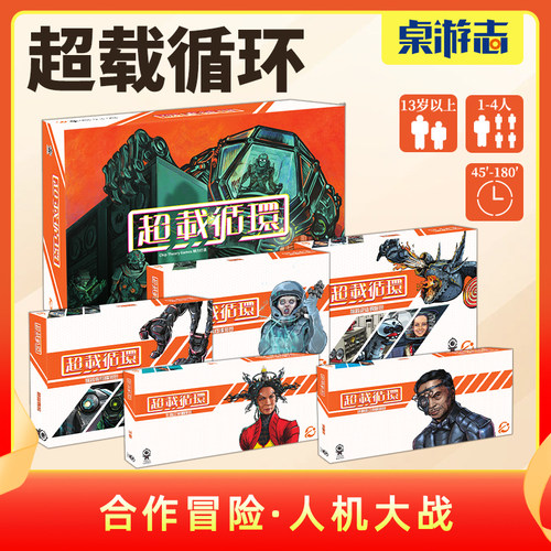 【游卡桌游】超载循环中文正版机器人单多人合作冒险聚会游戏