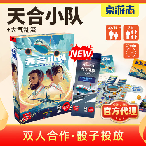 【游卡桌游】现货天合小队SKYTEAM中文正版双人情侣合作聚会游戏