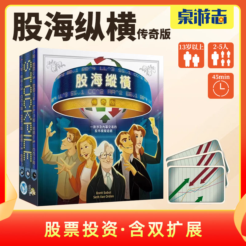 【游卡桌游】股海纵横传奇版经济炒股聚会策略休闲聚会中文正版