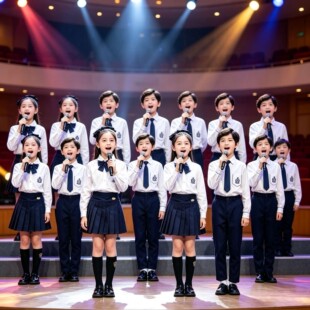 合唱演出服男女童初中小学生大合唱演讲服饰诗歌朗诵比赛儿童服装