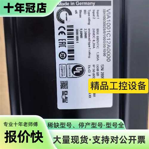 议价电机VIA1001C12A0000 ISH100/30025可维修翻新