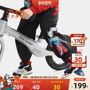 奥特曼IP安踏儿童装男童裤子春秋款2026春季新款舒小童卫裤运动裤