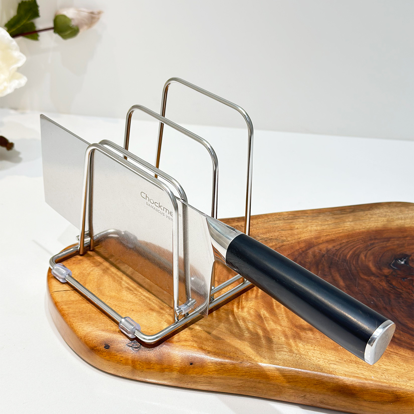 304不锈钢刀架厨房砧板锅盖收纳