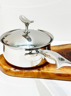 LUCUKU鲸鱼王加厚304不锈钢奶锅辅食小锅泡面婴儿宝宝辅食牛奶锅