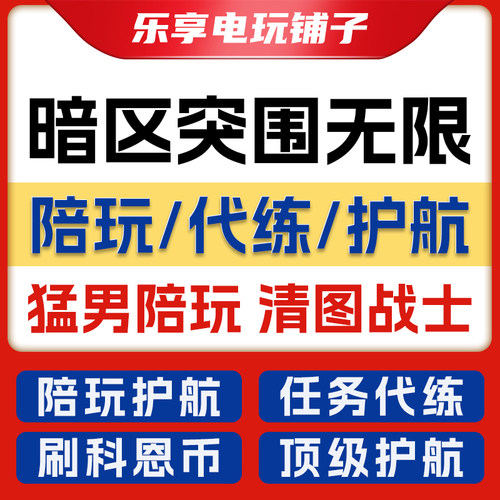 暗区突围无限端游陪玩护航代练