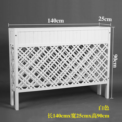 餐厅隔断花架花槽实木栅栏围栏屏风网格户外碳化防腐木花箱隔断i.