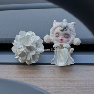 正版skullpanda平日奇境车载香薰出风口饰品摆件女友闺蜜礼物