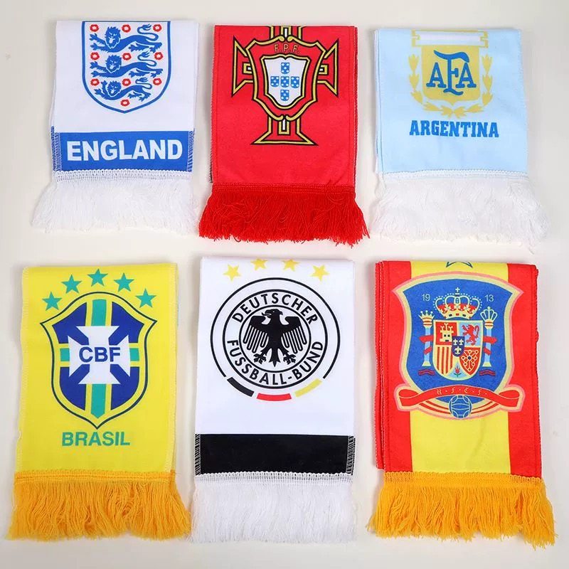 国家队足球围巾巴西葡萄牙阿根廷法国抓绒保暖防风围脖球迷用品,运动/瑜伽/健身/球迷用品,球迷用品,淘宝优惠券,粉丝福利购,淘宝优惠卷