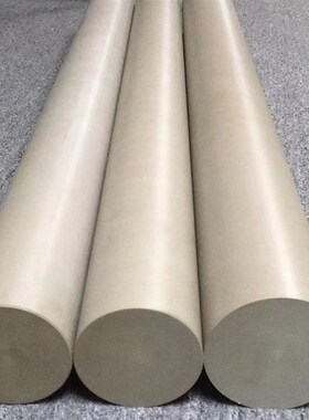 白色尼龙PA6棒深灰色PVC棒PC棒PVDF棒聚四氟乙烯POM棒PP棒加工