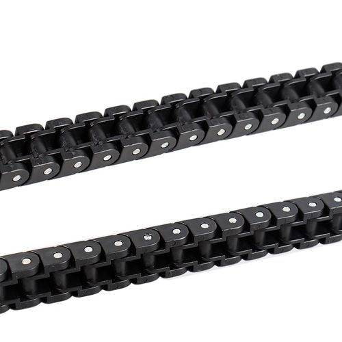 工程塑料链条 RS35B/40P/60P PC尼龙传动SMT防静电输送链条黑白色