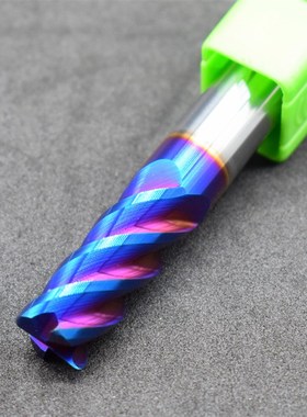 钨钢铣刀4刃65度涂层圆鼻刀R角牛鼻圆鼻铣刀1R0.2-12R1mm厂家