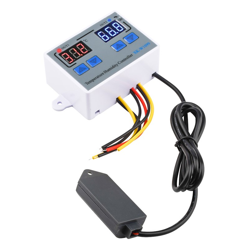 W1099精温控器智能数显温湿度控制器温度开KPY关高度2温仪湿20V12