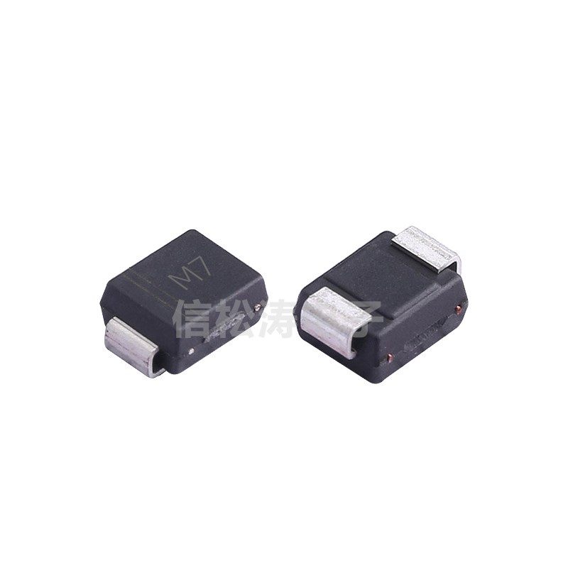 全新原装 M7 1A 1000V 1N4007贴片整流二极管 SMB封装DO-214AA