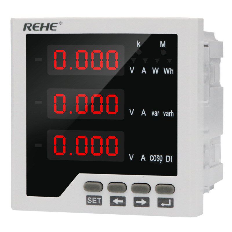 新款新款人和三相多功能数显表9696分屏数码电表电力仪表测量电流