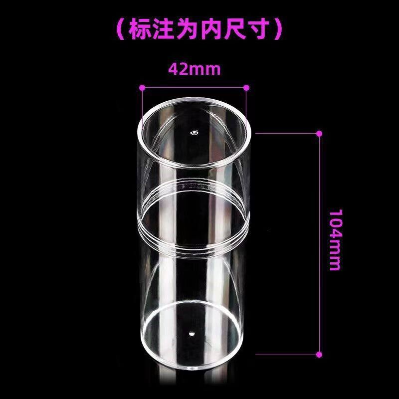 亚克力圆盒小圆形有盖透明色收纳盒产品包装塑胶盒PS盒塑料圆水晶