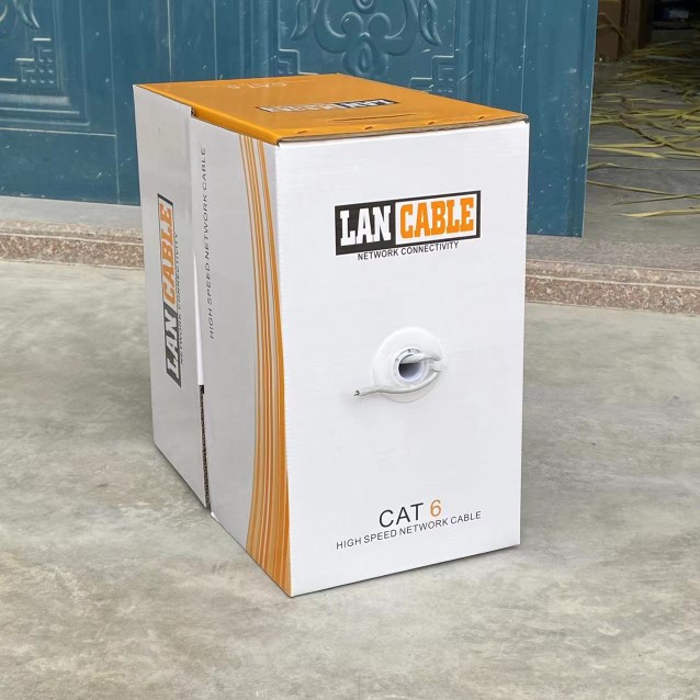 超六类网线 千兆铜包铝 300米/箱 UTP CAT 6E 6A网线 监控poe供电