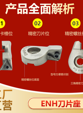 EWN精镗刀刀片座ENH 1 2 3 4 5 6 -1 2 3 精镗头刀片座/配BIG CBH