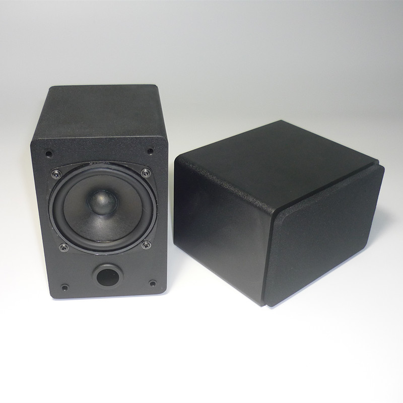 全频音箱3寸4欧重低音喇叭人声毒发烧HIFI空箱木质卫星小无源音箱