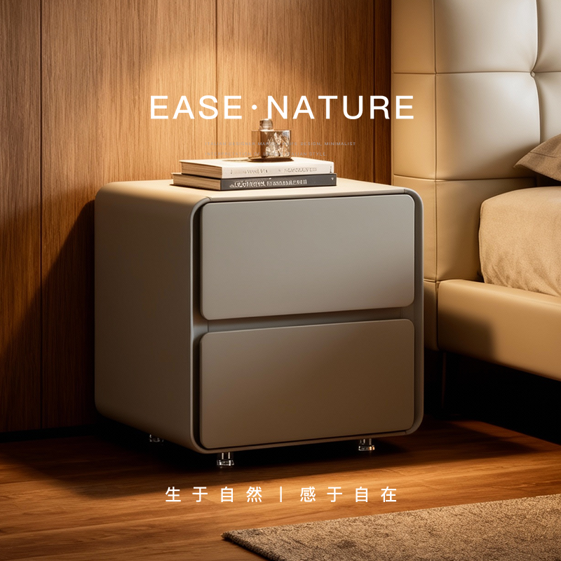 智能免胶生态板意式极简床头柜