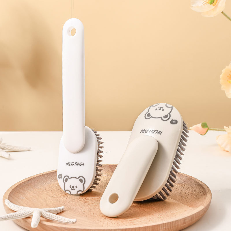 沃德百惠家用长柄刷鞋多功能清洁不伤鞋软毛刷子卫生间地板刷