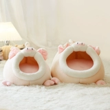 Кетки для кошек наступают на молоко Специальный сетка красный глубокий сон зимой держит теплый и более толстый полузвученные маленькие домашние животные за четыре сезона