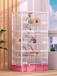 松鼠笼子三层松鼠别墅龙猫柜笼猫笼子大号貂笼家用宿舍单层宠物笼