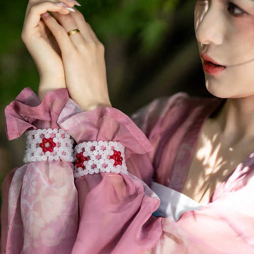 绛尾儿汉服束袖新中式束腕
