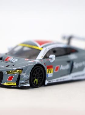 Para64合金车1 64 2017 GT300 Audi R8 奥迪LMS赛车模型玩具摆件