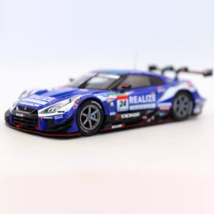 EBBRO 1/43合金车SUPER GT500 2019 GT-R赛车模型仿真玩具车摆件